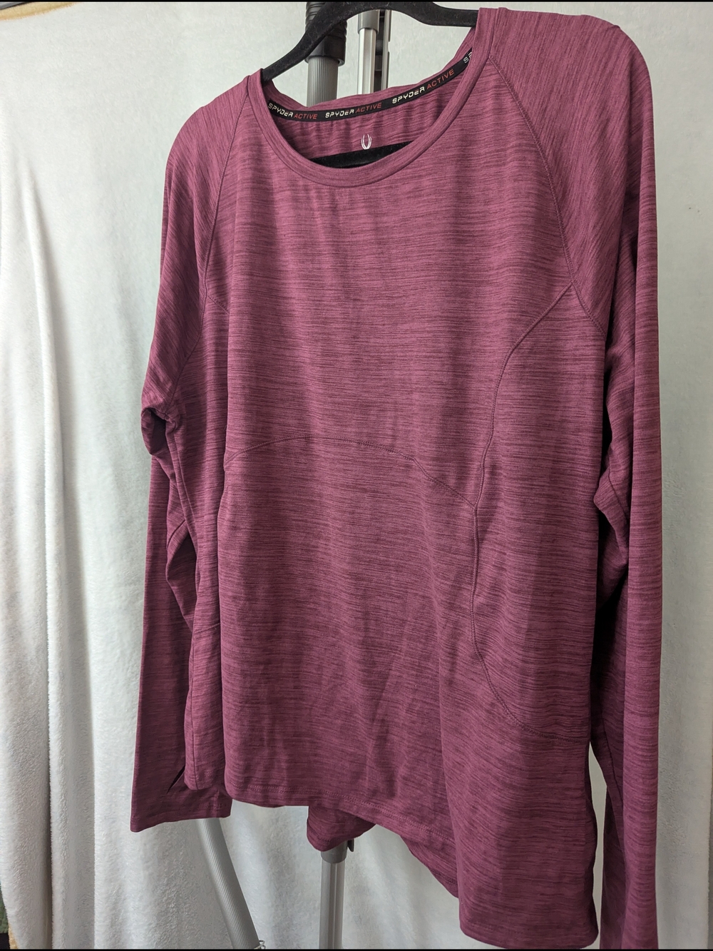 Spyder Women's Long-Sleeve Crewneck Shirt - Dusty Rose
